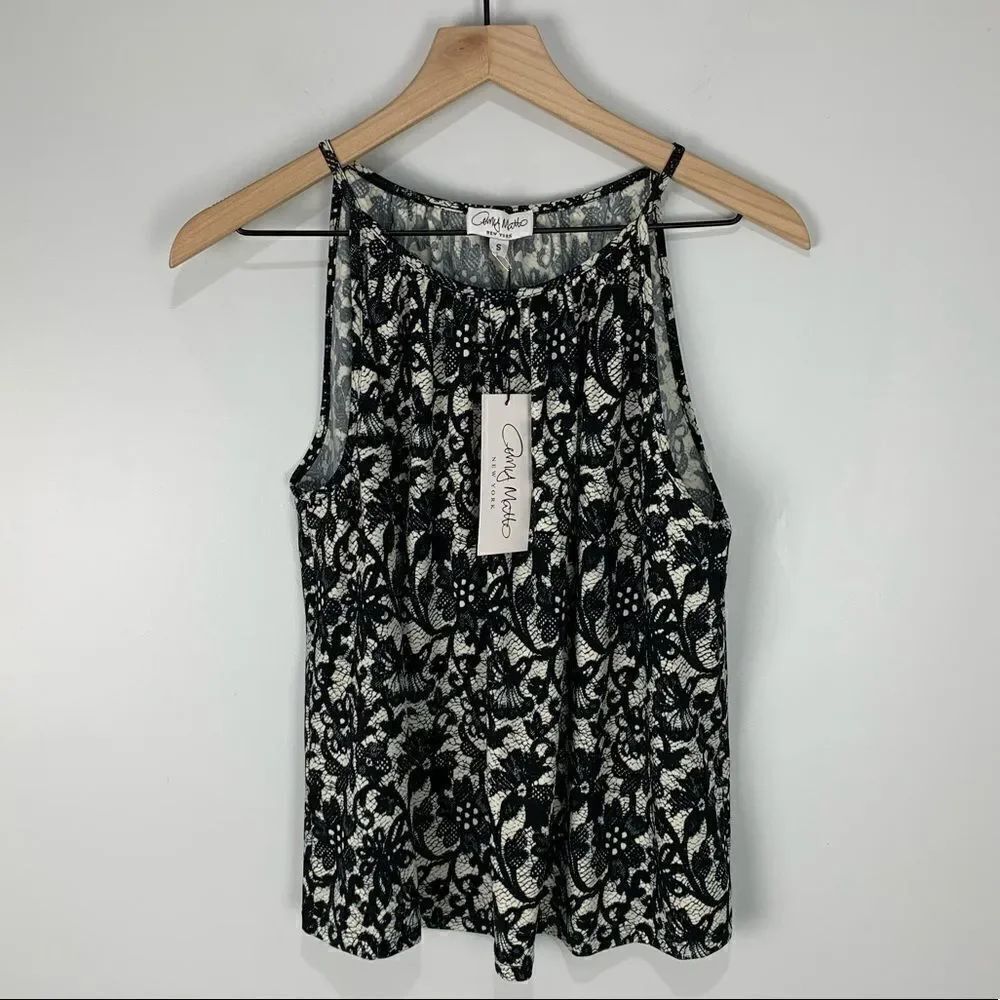 Amy Matto Pattern Tank Top S - Picture 1 of 6